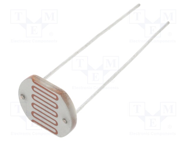 Photoresistor; 250mW; 2÷5kΩ; 560nm; Mounting: THT; 250VDC