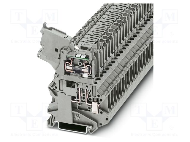 Splice terminal: rail; UT; 6.3A; 24V; screw terminal; PA; 0.14÷6mm2