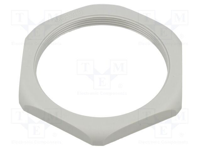 Nut; M63; PA; Thread: metric; Pitch: 1.5; for cable glands