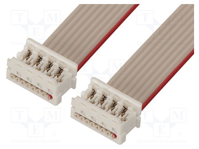 Ribbon cable with connectors