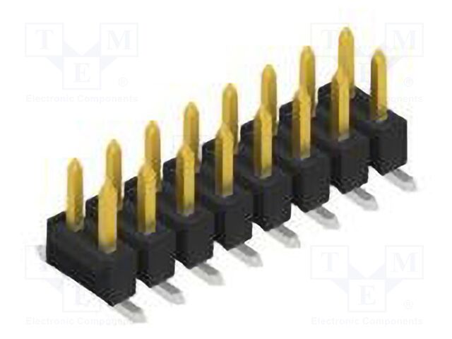 Connector: pin strips; pin header; male; PIN: 16; 2.54mm; SMT; 2x8