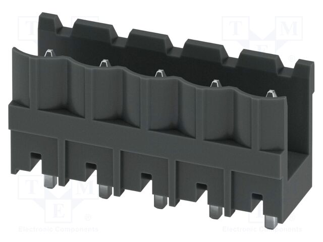 PCB headers, nominal cross section: 2.5 mm?, color: black, n
