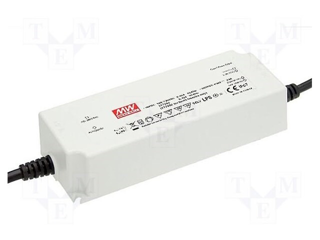 Power supply: switched-mode; LED; 75W; 15VDC; 5A; 90÷305VAC; IP67