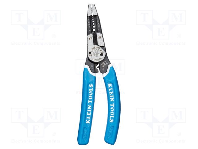 Stripping tool; 8AWG÷18AWG,10AWG÷20AWG; Wire: round; 203mm