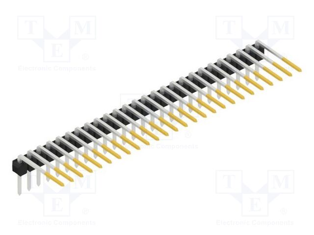 Connector: pin strips; pin header; male; PIN: 26; 2.54mm; THT; 1x26