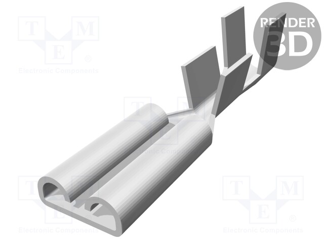 Terminal: flat; 2.8mm; 0.5mm; female; 0.3÷0.9mm2; crimped