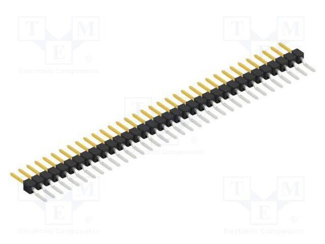 Connector: pin strips; pin header; male; PIN: 34; 2.54mm; SMT; 1x34