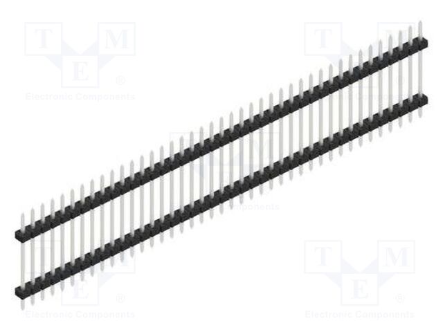 Connector: pin strips; pin header; male; PIN: 41; 2mm; THT; 1x41