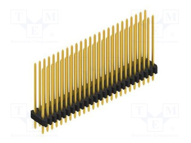 Connector: pin strips; pin header; male; PIN: 50; 1.27mm; THT; 2x25