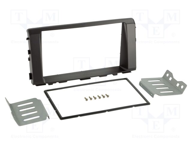 Radio frame; Kia; 2 DIN; black