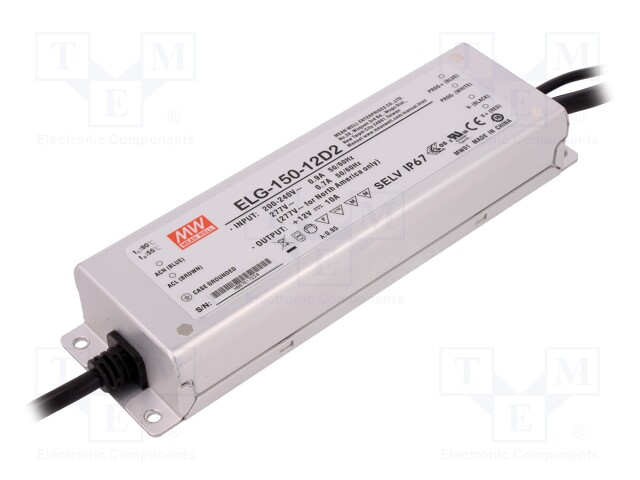 Power supply: switched-mode; LED; 120W; 12VDC; 10A; 100÷305VAC
