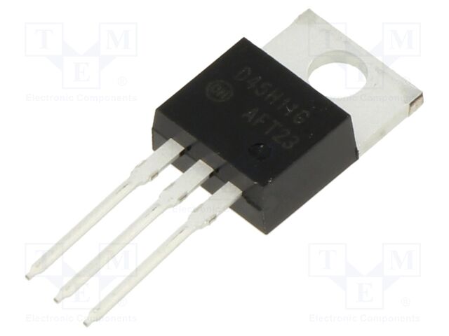 Transistor: PNP; bipolar; 80V; 10A; 50W; TO220AB