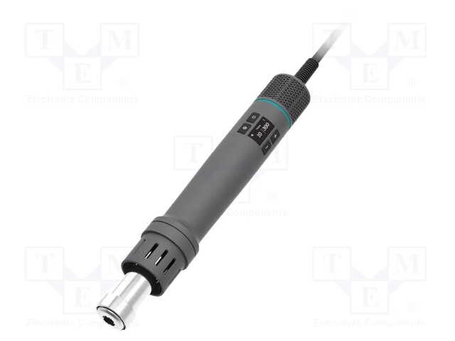 Soldering iron: hot air pencil; sleep function; Display: LED