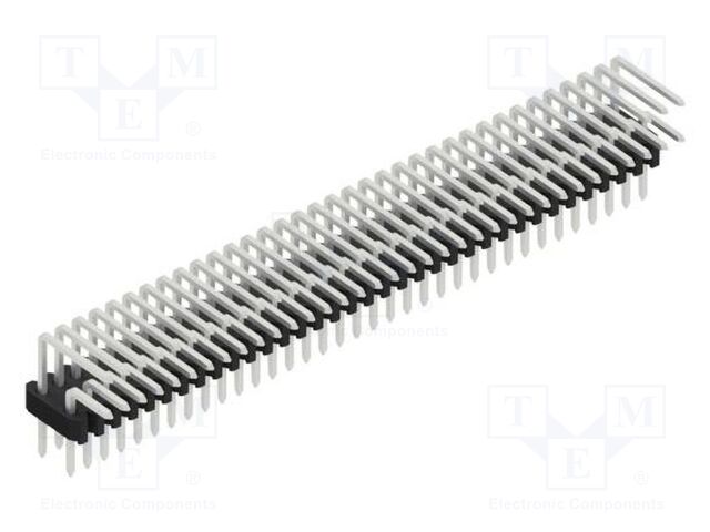 Connector: pin strips; pin header; male; PIN: 70; 1.27mm; THT; 2x35