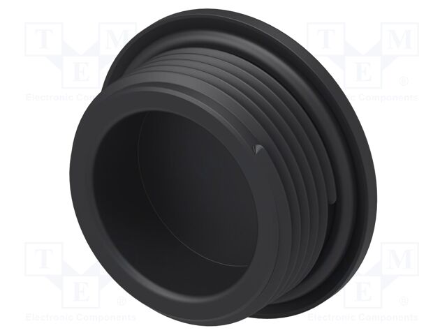 Stopper; polyamide; black; IP68; Entrelec; Gland: M25; 10mm