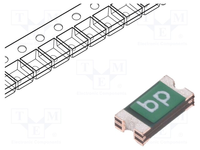 Fuse: PTC polymer; 750mA; Imax: 100A; Case: 1206; 0ZCJ