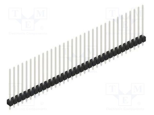 Connector: pin strips; pin header; male; PIN: 33; 2.54mm; THT; 1x33