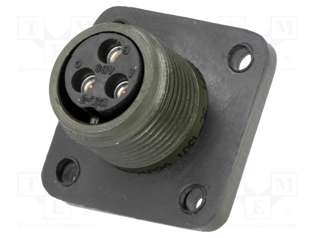 Connector: circular; Series: DS/MS; socket; female; PIN: 3; 13A