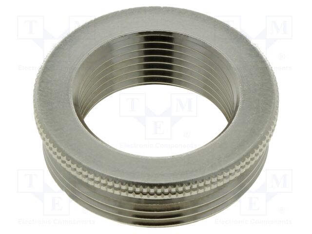 Thread adapter; Int.thread: PG16; Ext.thread: M32; brass