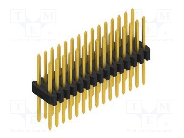 Connector: pin strips; pin header; male; PIN: 30; 1.27mm; THT; 2x15