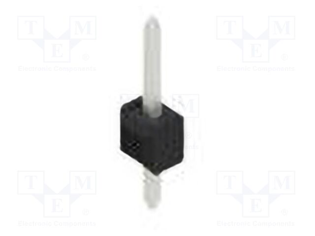 Connector: pin strips; pin header; male; PIN: 1; 2.54mm; THT; 1x1
