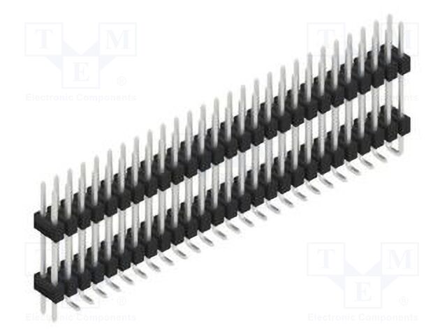 Connector: pin strips; pin header; male; PIN: 54; 2.54mm; SMT; 2x27