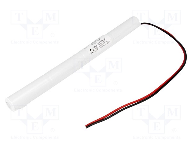 Re-battery: Ni-MH; AA; 4.8V; 1600mAh; Leads: 250mm leads