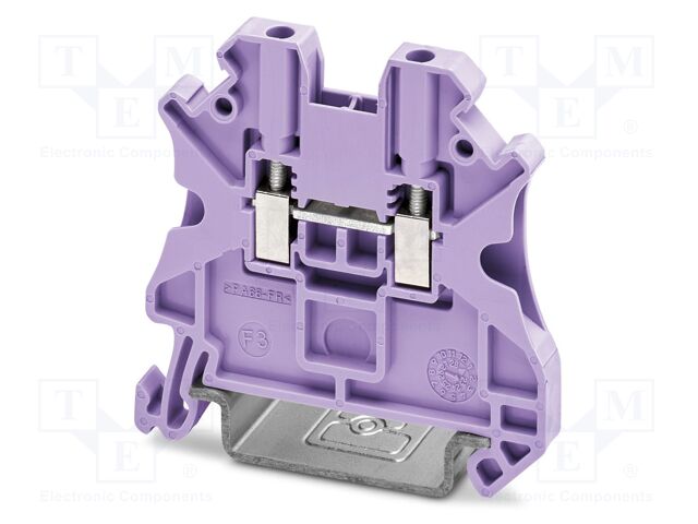 Splice terminal: rail; UT; 17.5A; 1kV; screw terminal; PA; L: 46.9mm