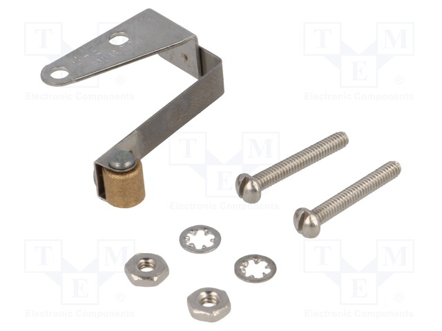 Lever with roller
