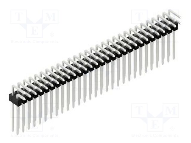 Connector: pin strips; pin header; male; PIN: 58; 2.54mm; THT; 2x29
