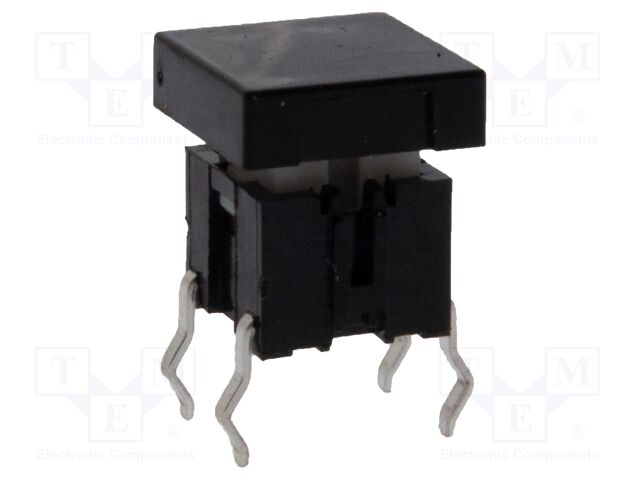 TACTILE SW, SPST, 0.05A, 12VDC, SOLDER