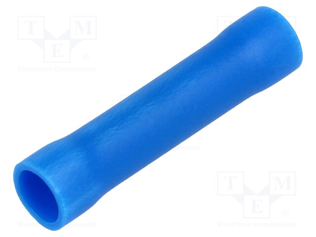 Butt splice; insulated; copper; Insulation: PVC; 1.5÷2.5mm2