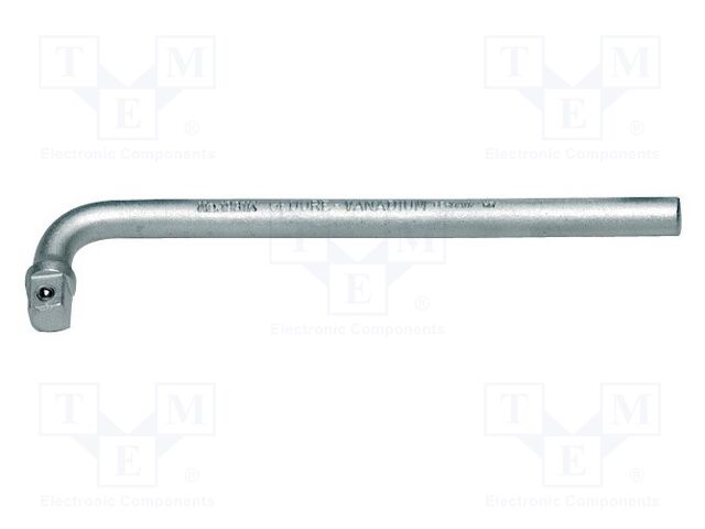 Knob; socket spanner; 1/2"; Chrom-vanadium steel; 220mm