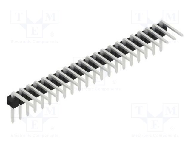 Connector: pin strips; pin header; male; PIN: 21; 2.54mm; THT; 1x21