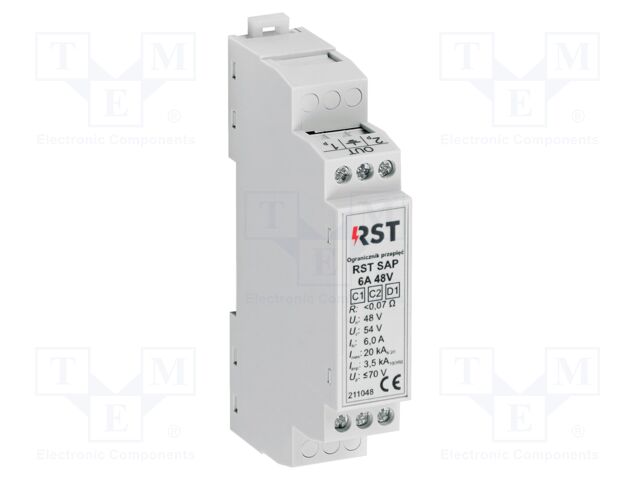 Surge arrester; In 8/20us: 20kA; 38VAC; for DIN rail mounting
