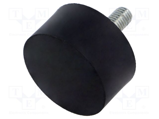 Vibroisolation foot; Foot material: rubber