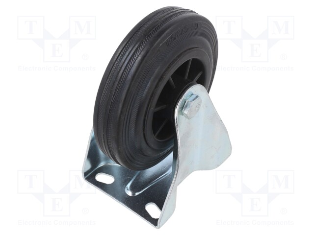 Transport wheel; Ø: 125mm; W: 38mm; H: 156mm; rigid; 100kg; -20÷80°C