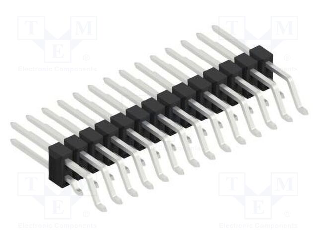 Connector: pin strips; pin header; male; PIN: 28; 2.54mm; SMT; 2x14