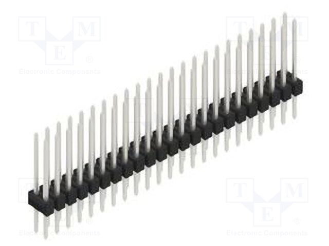 Connector: pin strips; pin header; male; PIN: 46; 2.54mm; THT; 2x23