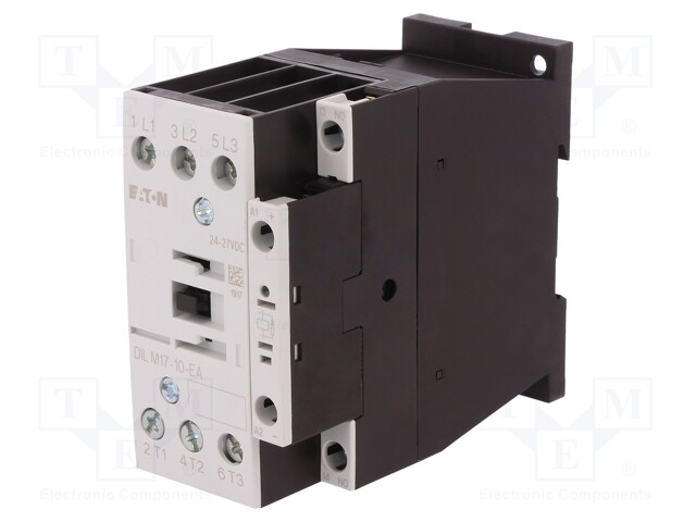 Contactor: 3-pole; NO x3; Auxiliary contacts: NO; 24VDC; 17A; 690V