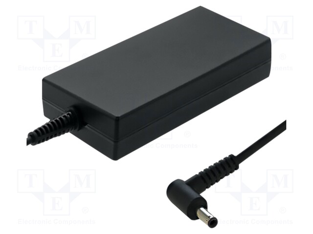 Power supply: switched-mode; 19.5VDC; 6.67A; 130W; for notebooks