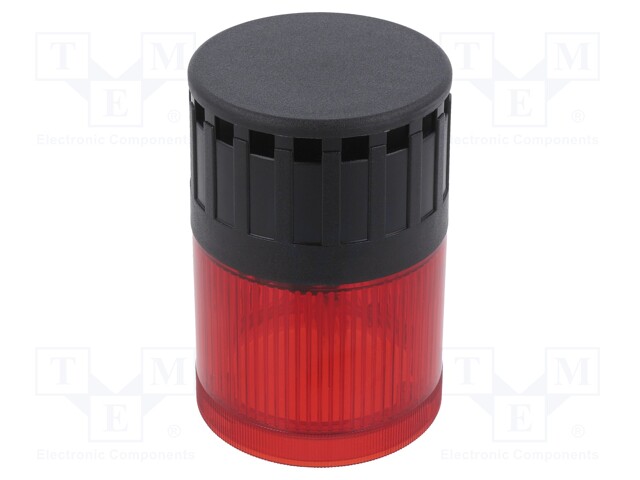 Signaller: lighting-sound; buzzer,continuous light; Colour: red