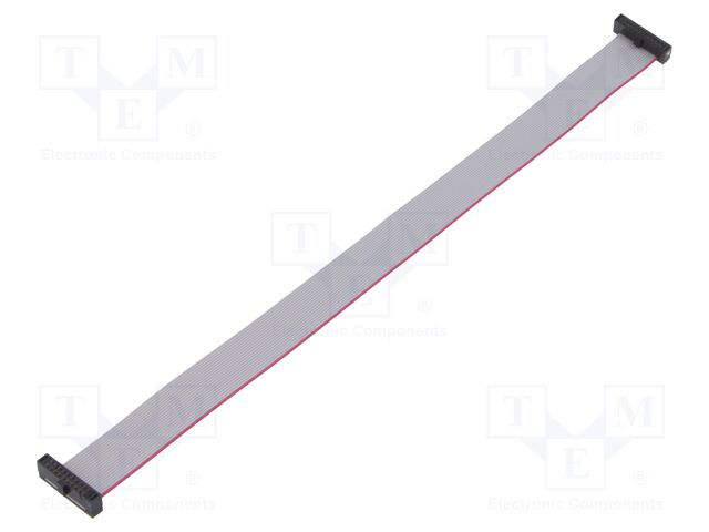 Ribbon cable with IDC connectors; Tape ph: 0.64mm; 203.2mm