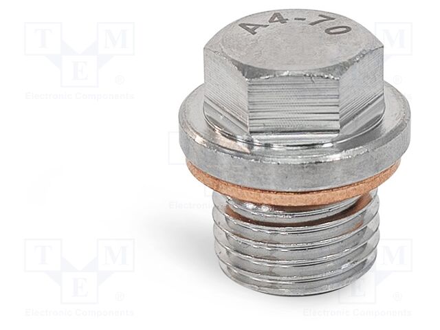 Hexagon head screw plug; with seal; Thread: M8; Pitch: 1