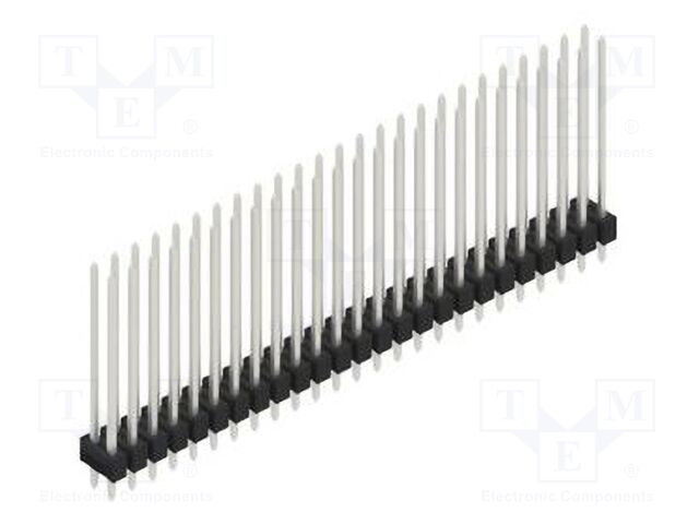 Connector: pin strips; pin header; male; PIN: 50; 2.54mm; THT; 2x25