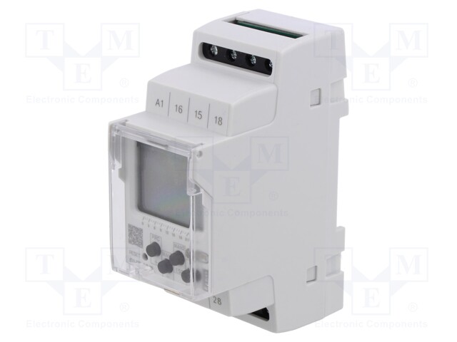 Programmable time switch; Range: 1 year; SPDT x2; 24÷240VAC
