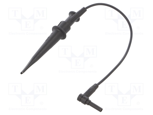Clip-on probe; black; Insulation: silicone; 1kVDC; max.4.3mm