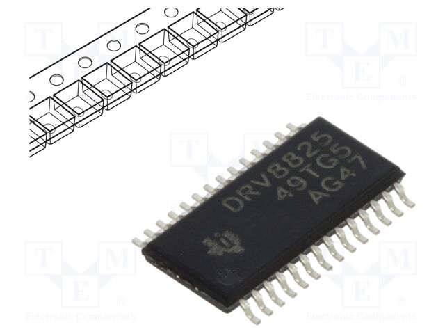 IC: driver; H-bridge; motor controller; HTSSOP28; 2.5A; Ch: 2