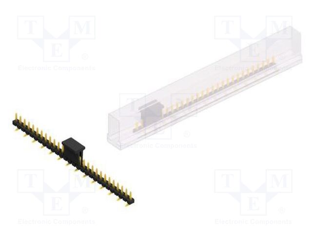 Connector: pin strips; pin header; male; PIN: 28; 2.54mm; SMT; 1x28