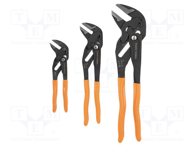 Tools set: pliers; adjustable; Features: PVC coated handles